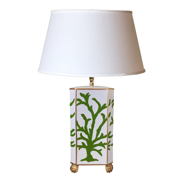 Green Coral Table Lamp