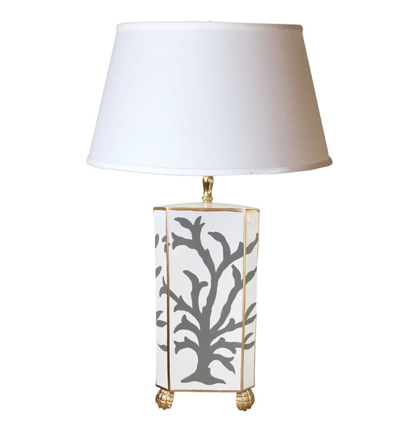 Grey Coral Table Lamp