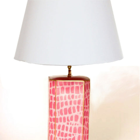 Pink Croc Lamp