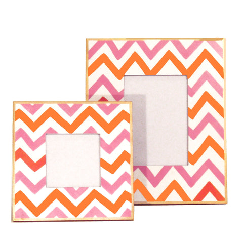 Pink Bargello Picture Frame, Large or Small