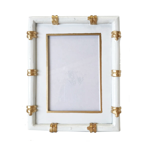 Bamboo Frame in White