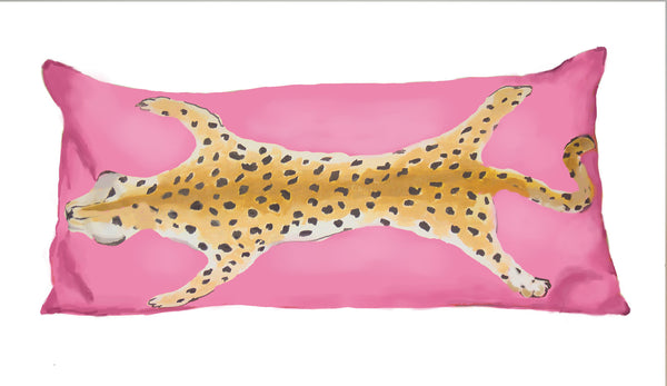 Leopard Lumbar in Pink