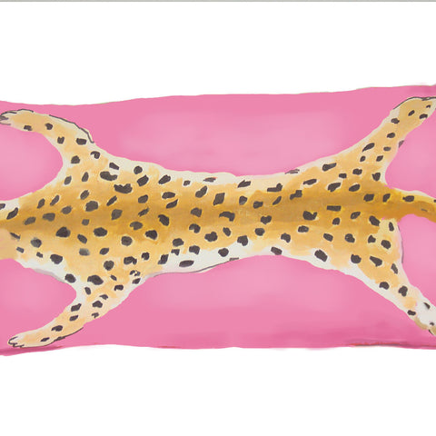 Leopard Lumbar in Pink