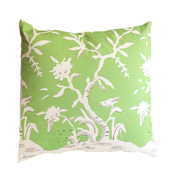 Cliveden in Green 22" Pillow