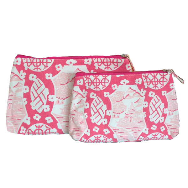 Canton in Pink Travel Bag, Large or Small