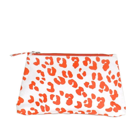 Orange Ocelot Travel Bag