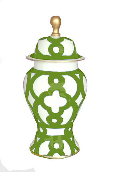Ginger Jar, Small in Green Ming