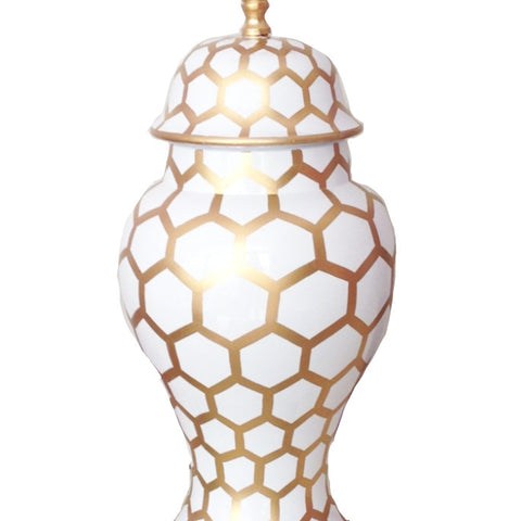 Ginger Jar, Small in Gold Mesh