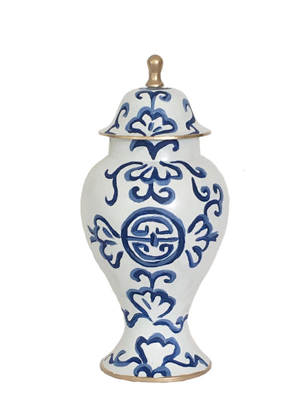 Sultan in Blue Ginger Jar, Medium