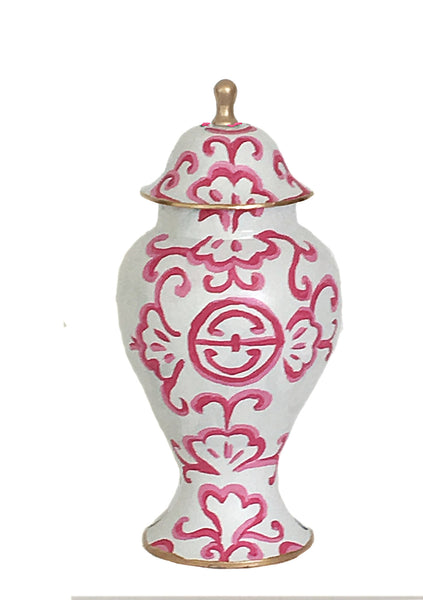 Sultan in Pink Ginger Jar, Medium