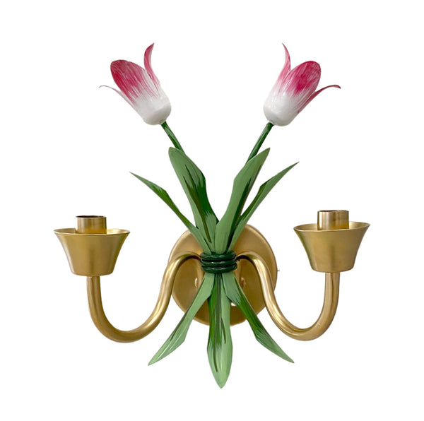 Tulip Sconce in Pink