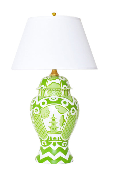 Summer Palace Lamp in Green