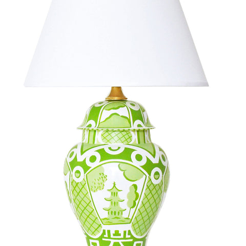 Summer Palace Lamp in Green